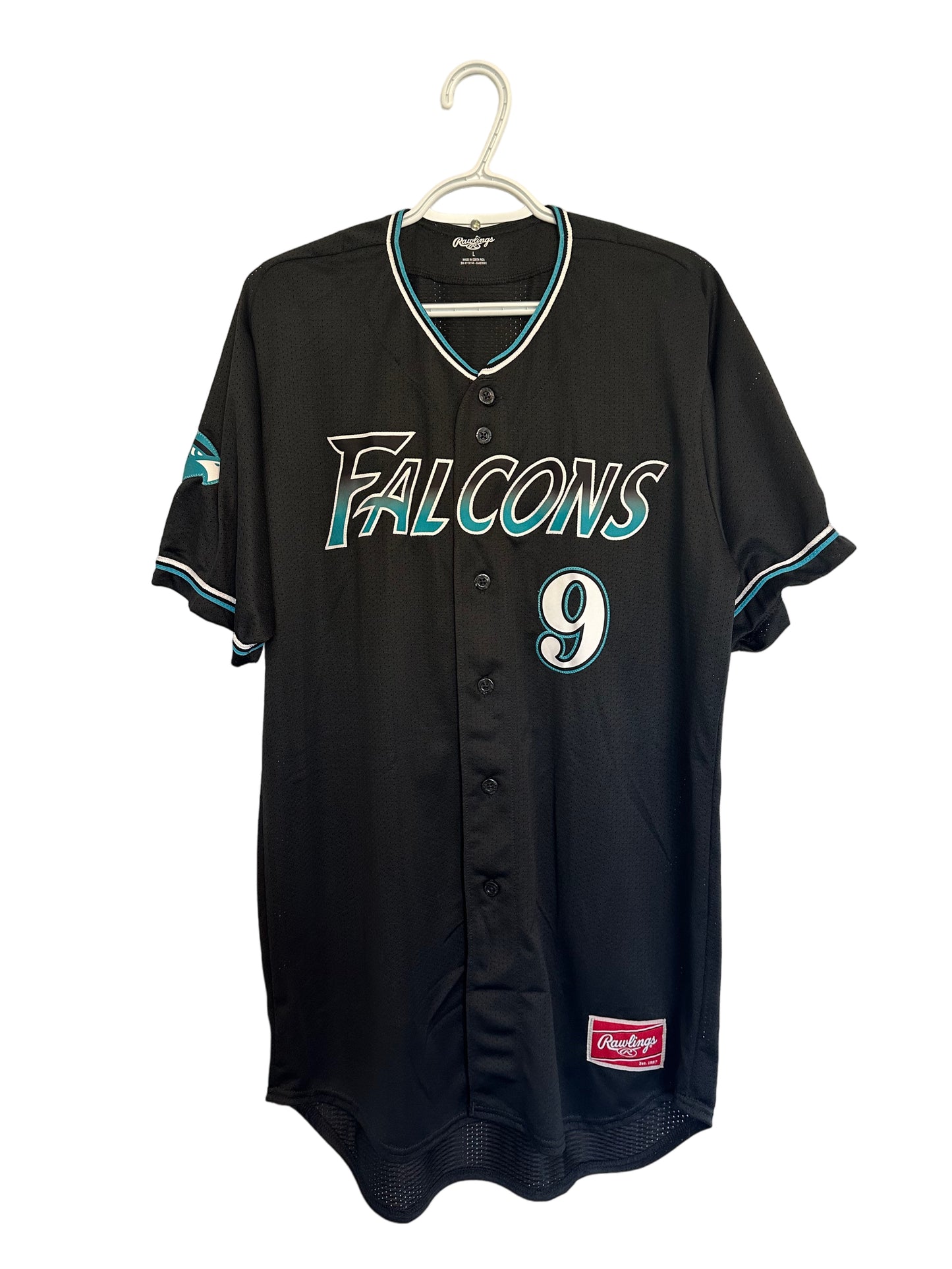 Rawlings Falcons Baseball Jersey #9