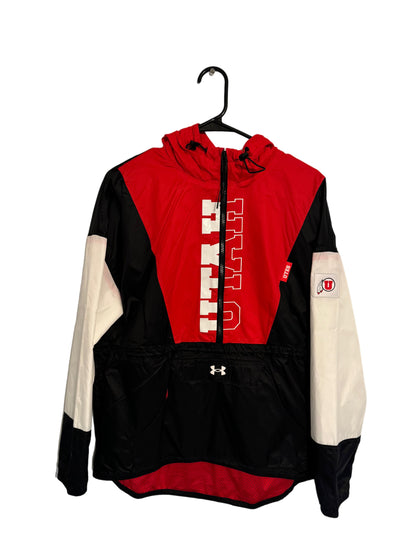 Utah Utes Under Armor Wind-Breaker. Size Medium.