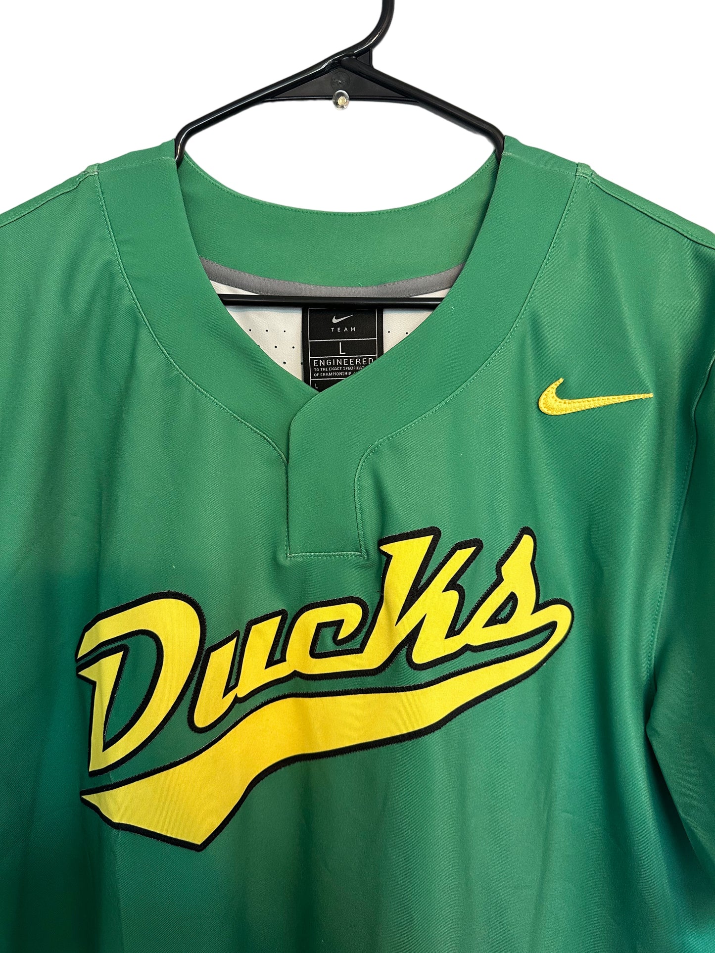 Nike Team Oregon Ducks Baseball Jersey #27