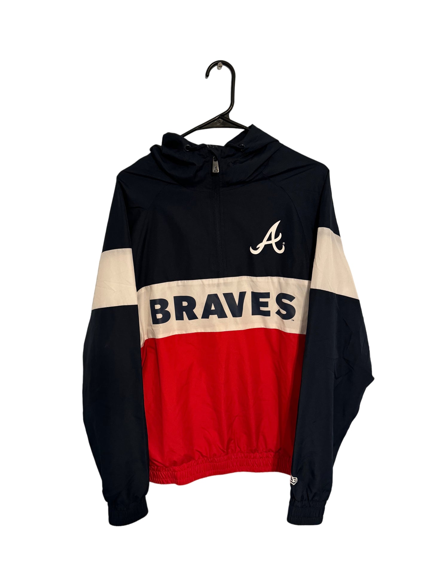 Atlanta Braves Wind-Breaker by New Era. Size Small.