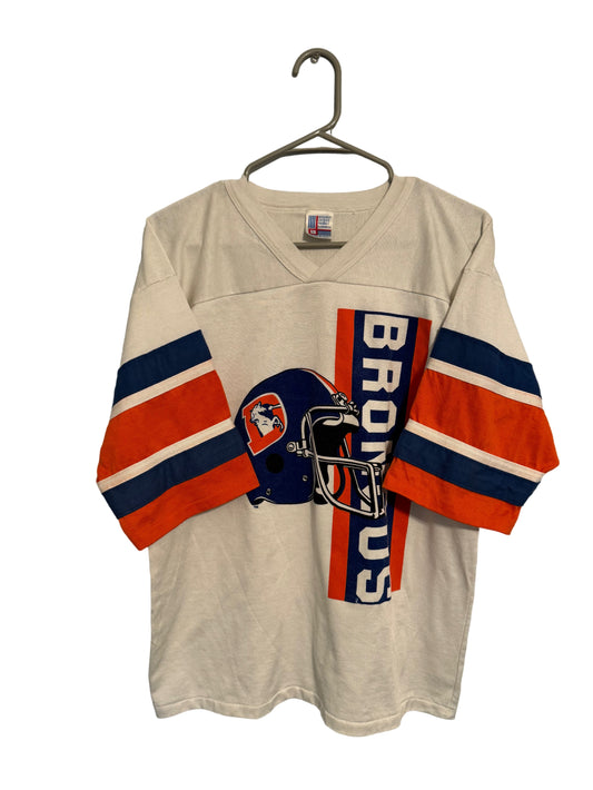 Denver Broncos Vintage Tee by Garan Inc. Size Large.