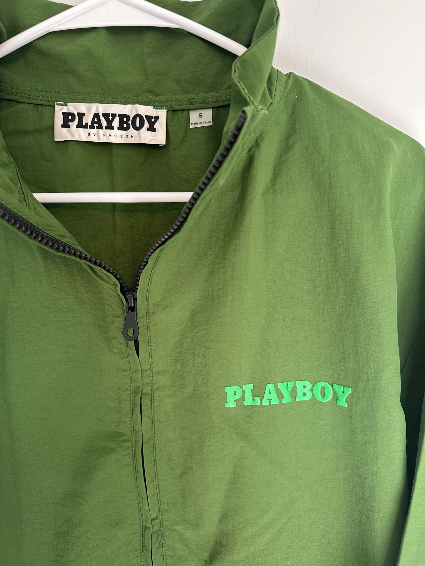 Playboy By Pacsun Quarter Zip Windbreaker