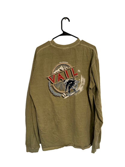 Vail Colorado Long Sleeve By Crazy Shirt size XL.