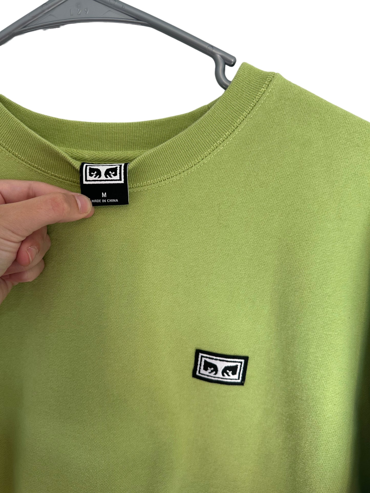 Obey Sweatshirt in Lime Green