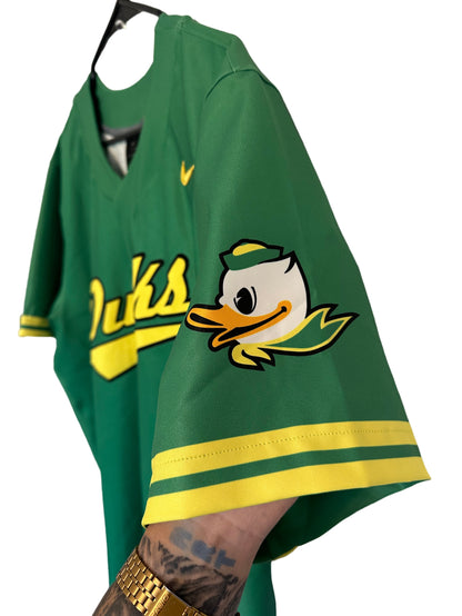 Nike Team Oregon Ducks Baseball Jersey #27