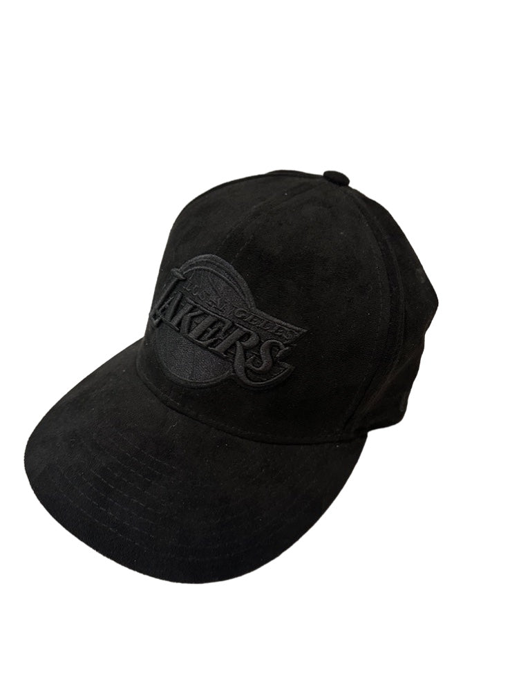 Los Angeles Lakers Black Velvet Snapback